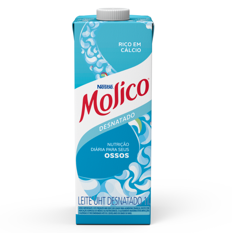 LEITE DESNATADO MOLICO 1L