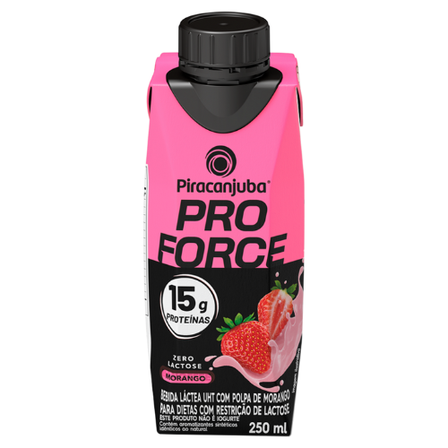 Bebida Lactea Whey 15g Piracanjuba Sabor Morango 250ml