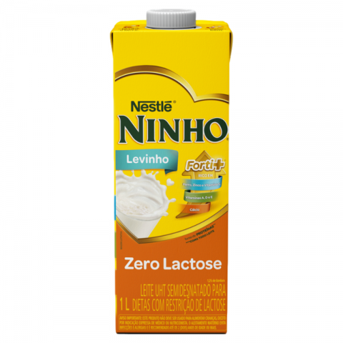 Leite Ninho Semidesnatado Levinho - Zero Lactose 1l