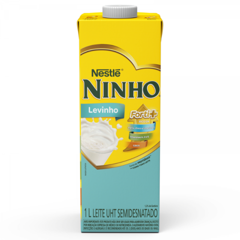 Leite Ninho Uht Semidesnatado Nestlé 1l