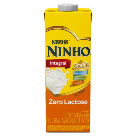 Leite Ninho UHT Integral Zero Lactose 1l